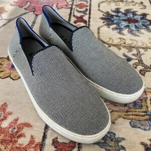 Rothy's Loafers Navy Blue Slip On Shoes 7.5 Women's Casual Everyday Comfort Shoe